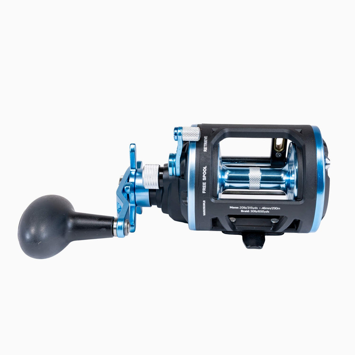 Penn Warfare II Star Drag Reels 20 LH Handle;Penn Warfare II Star Drag Reels 20 LH Rear;Penn Warfare II Star Drag Reels 20 LH Sideplate;Penn Warfare II Star Drag Reels 20 LH