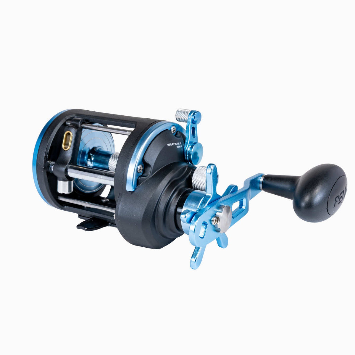 Penn Warfare II Star Drag Reels 20 LH Handle;Penn Warfare II Star Drag Reels 20 LH Rear;Penn Warfare II Star Drag Reels 20 LH Sideplate;Penn Warfare II Star Drag Reels 20 LH
