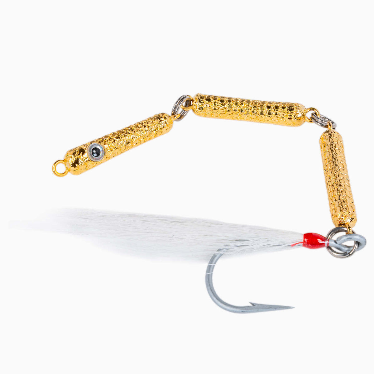 Point Jude Jointed Sand Eel 2 1/2 oz Lures  Gold