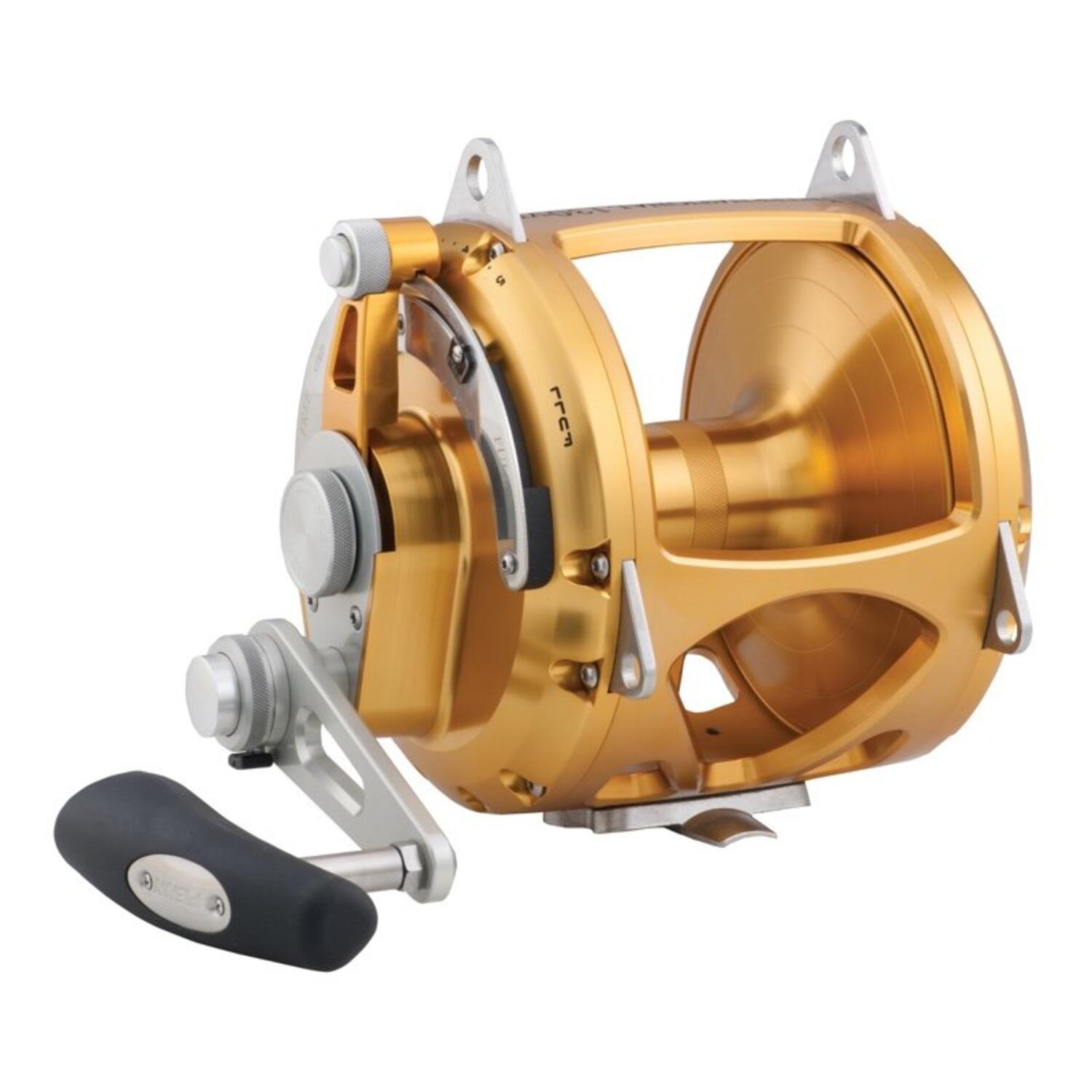 Penn-International-INT130VIS-VIS-2-Speed-Lever-Drag-Reel-Gold_GLD