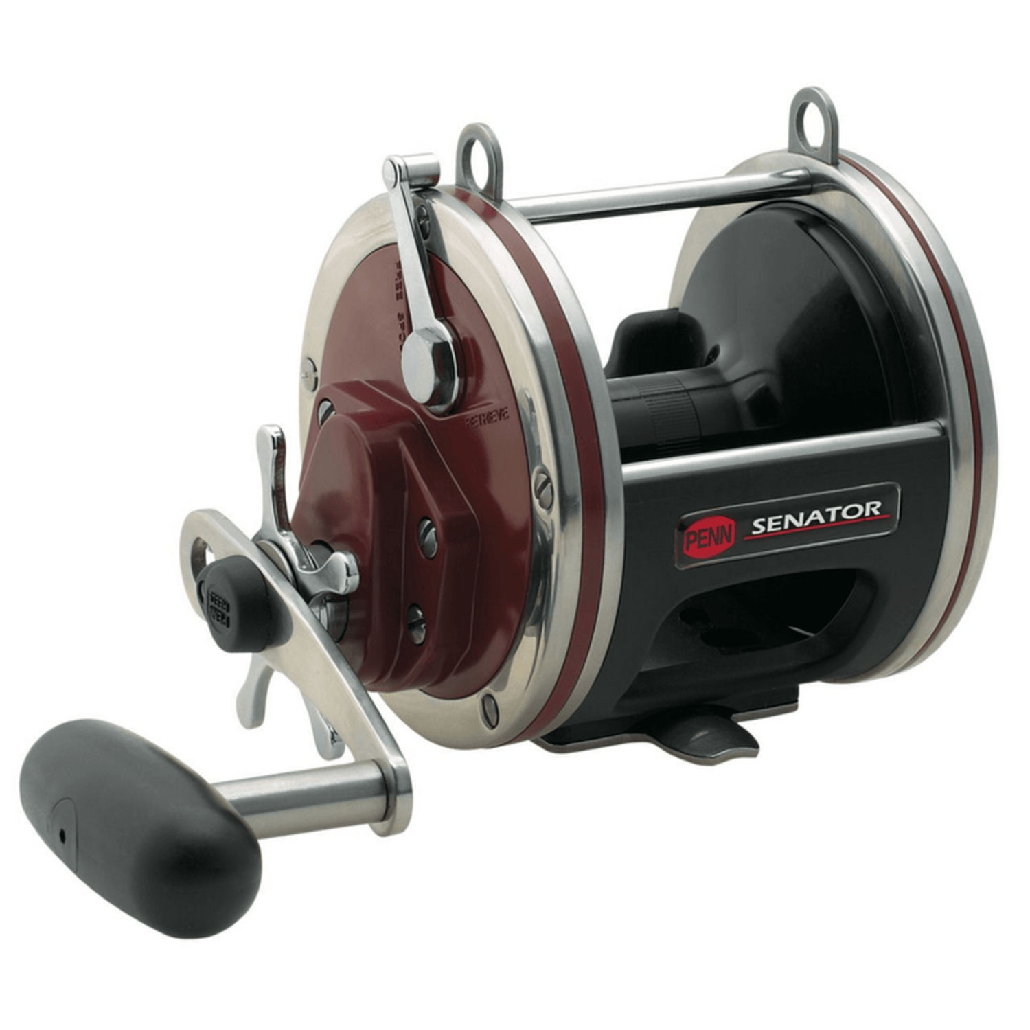 Penn 113H2SP Special Senator Reels, Red/Black