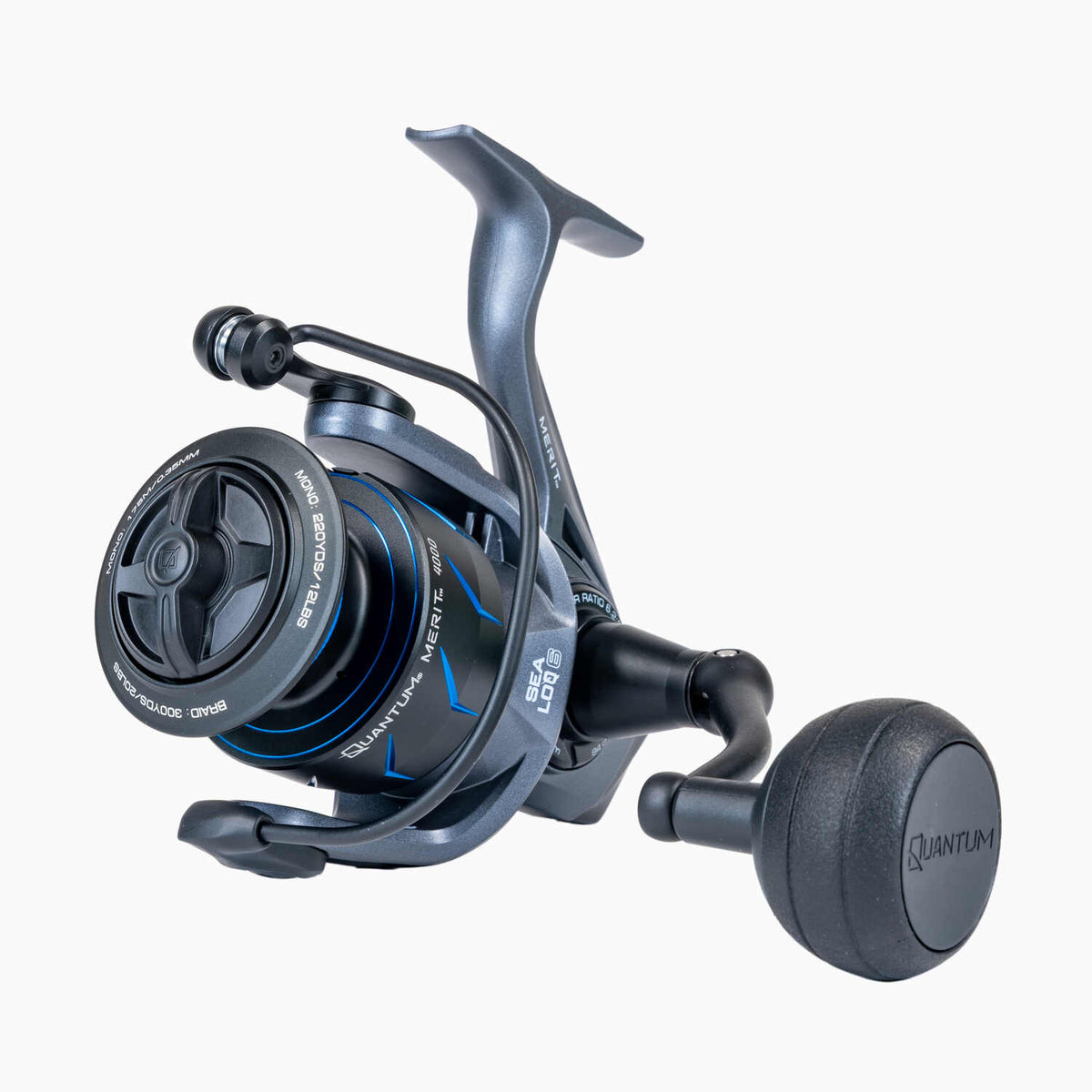 Quantum Merit Spinning Reels 4000;Quantum Merit Spinning Reels 4000 Handle;Quantum Merit Spinning Reels 4000 Foot;Quantum Merit Spinning Reels 4000 Sideplate