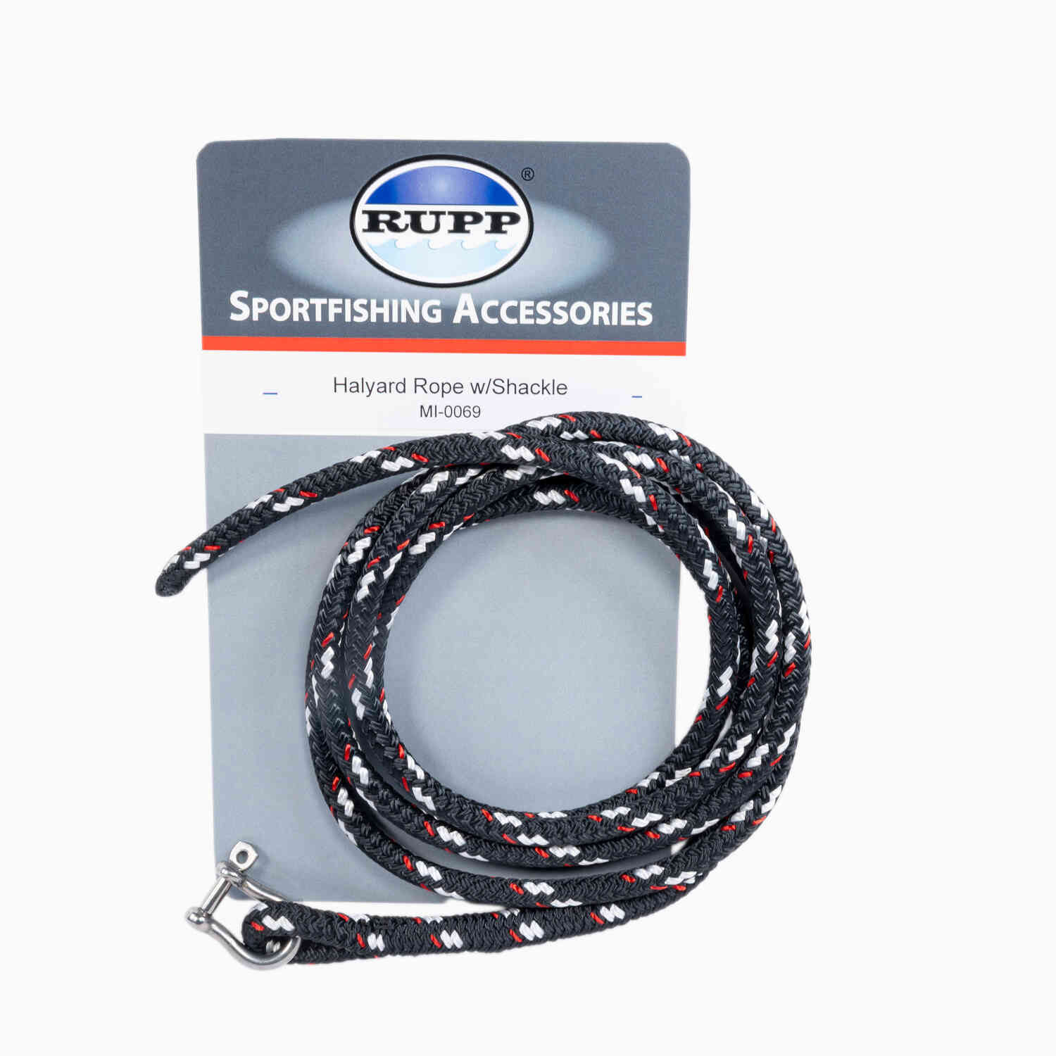Rupp Marine Halyard Rope with Shackle