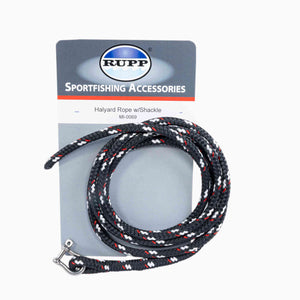 Rupp Marine Halyard Rope with Shackle