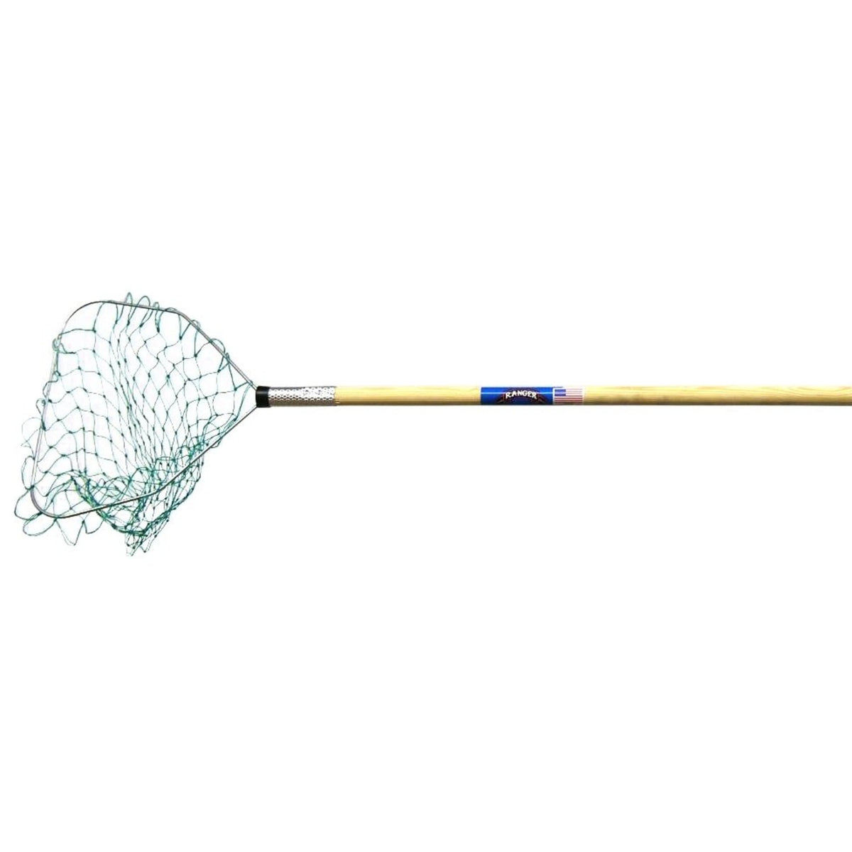 crab fishing nets 5ft Wood (4-Pack) The nylon and steel materials are built to withstand saltwater conditions Ranger Wood Handle Crab Nets