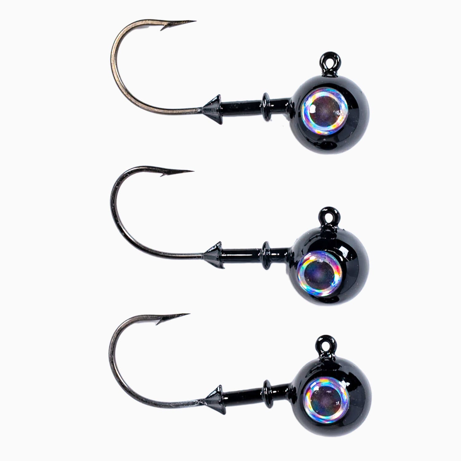 Snaps Ball Jig Heads Black