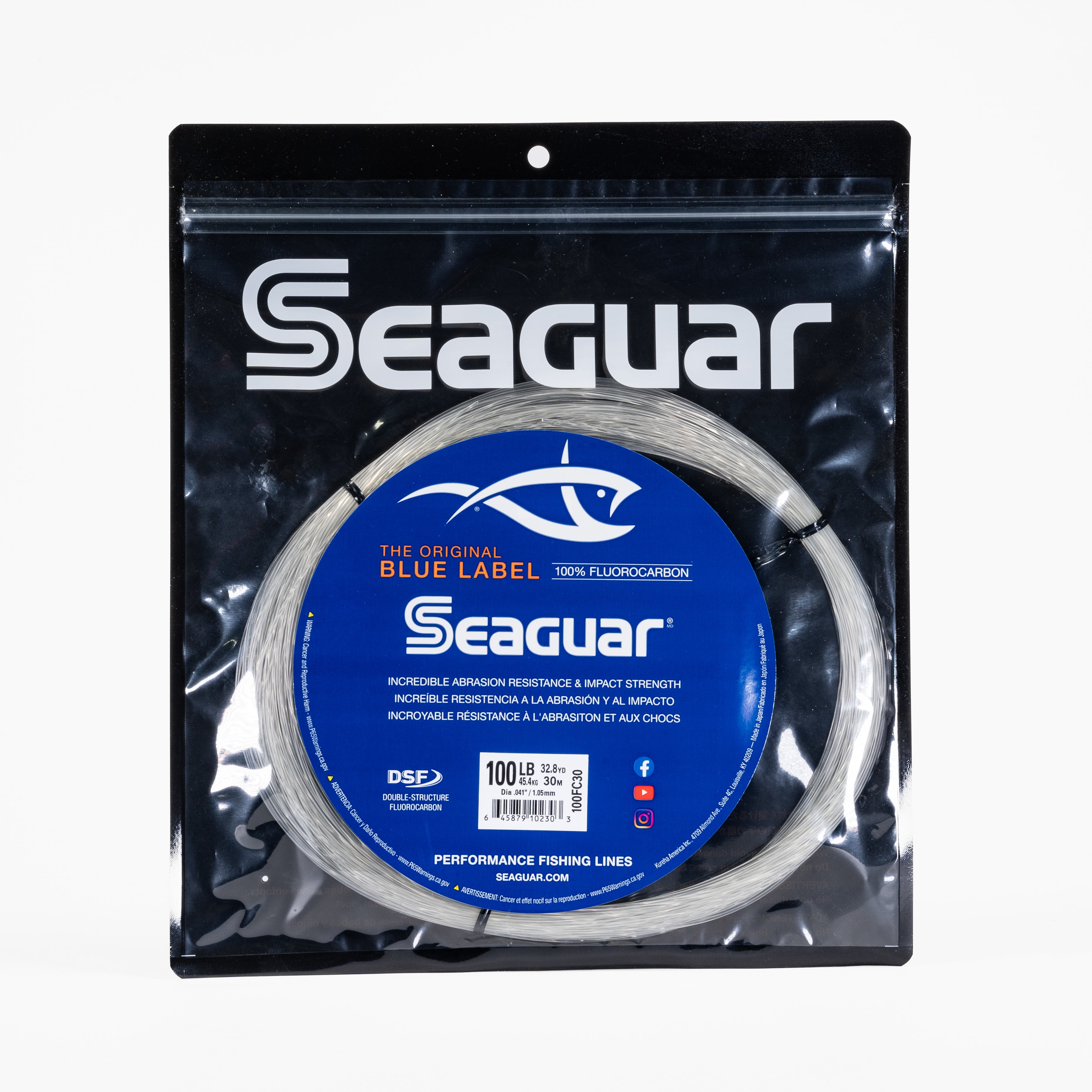 Seaguar Blue Label Fluorocarbon Leader