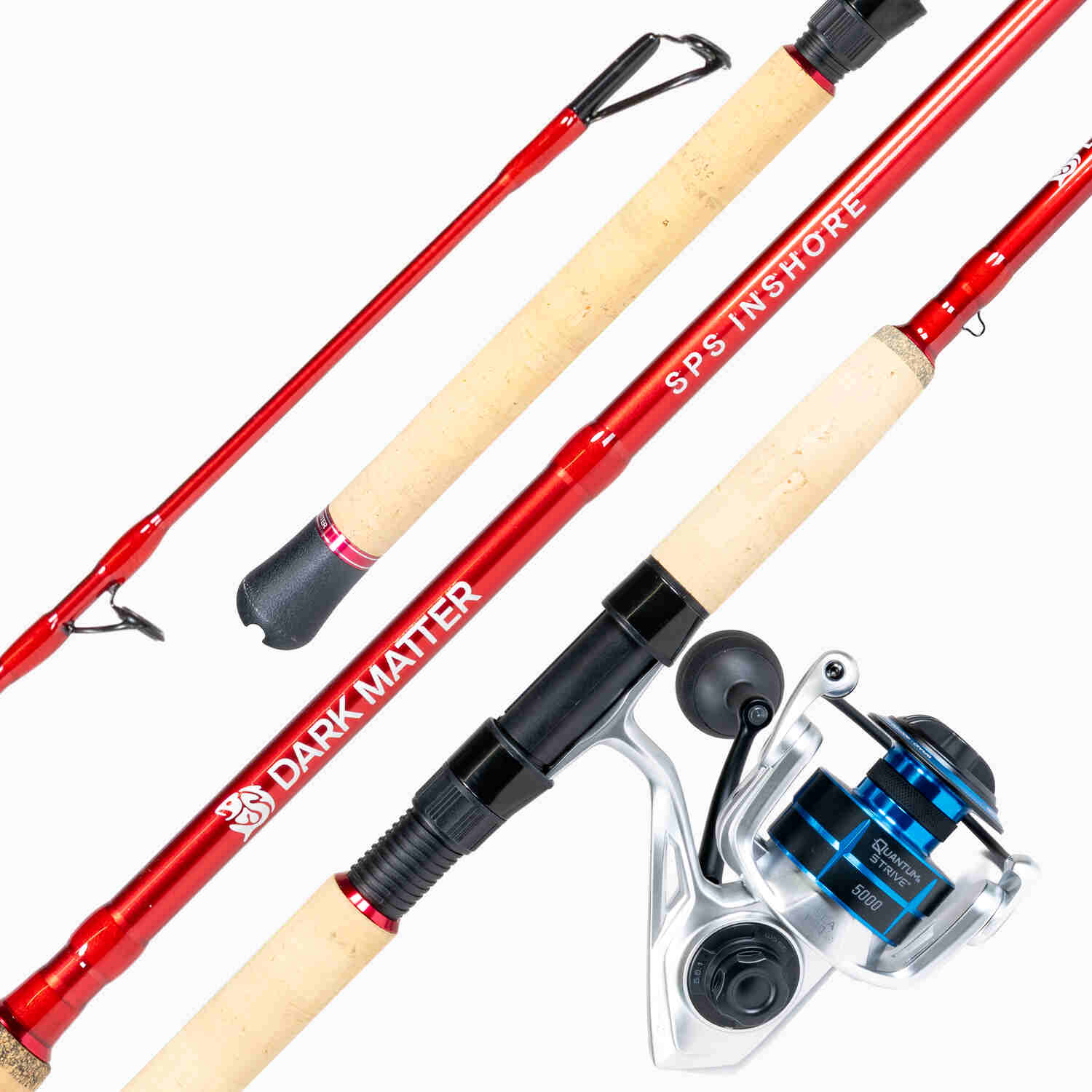 fishing rod combo set KastKing Spartacus II Twin-Tip Spinning and Reel 6'8''/ Fast-Medium/2000 Reel-2pcs The Shakespeare Wild spinning reel combo is built for a range of freshwater species and techniques PLUSINNO Fishing Rod and Reel