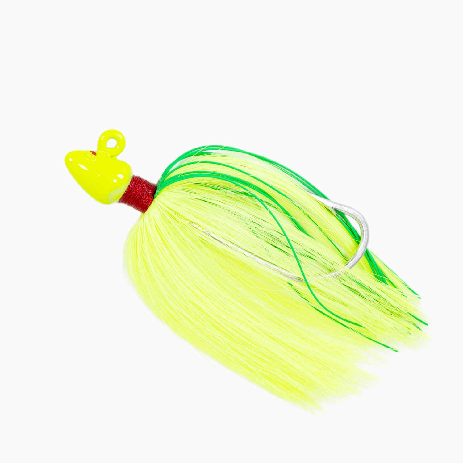 Striper Snax Bucktail Jigs Chartreuse Green