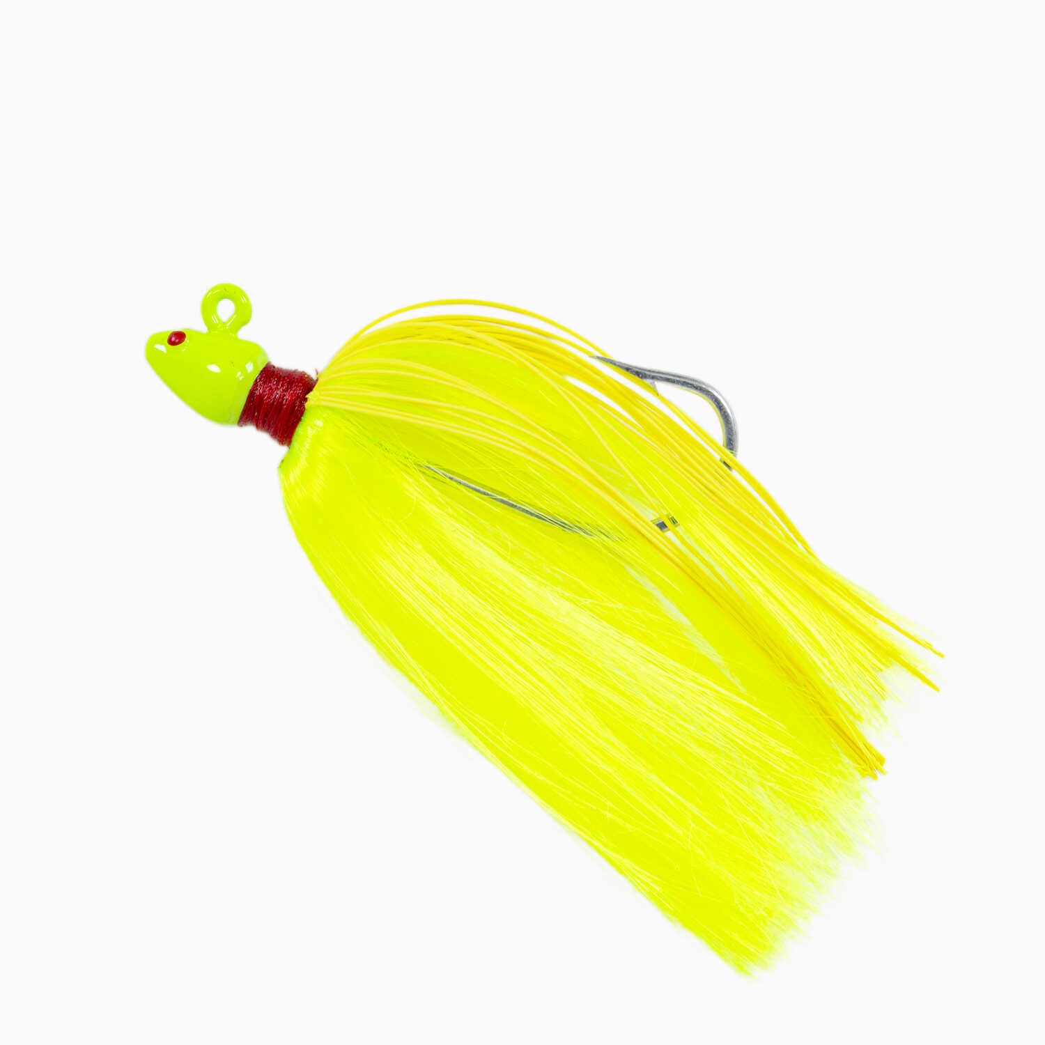 Striper Snax Bucktail Jigs Chartreuse Yellow