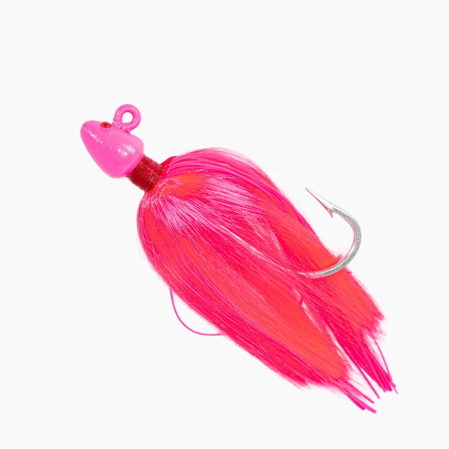 Striper Snax Bucktail Jigs - Pink / 1 1/4oz Striper Snax Bucktail Jigs - Pink / 1 1/4oz