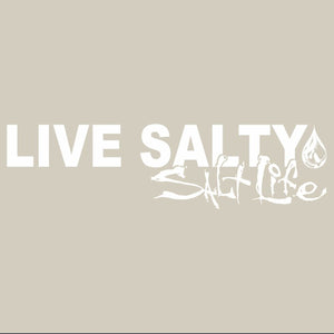 Salt Life Live Salty Decal