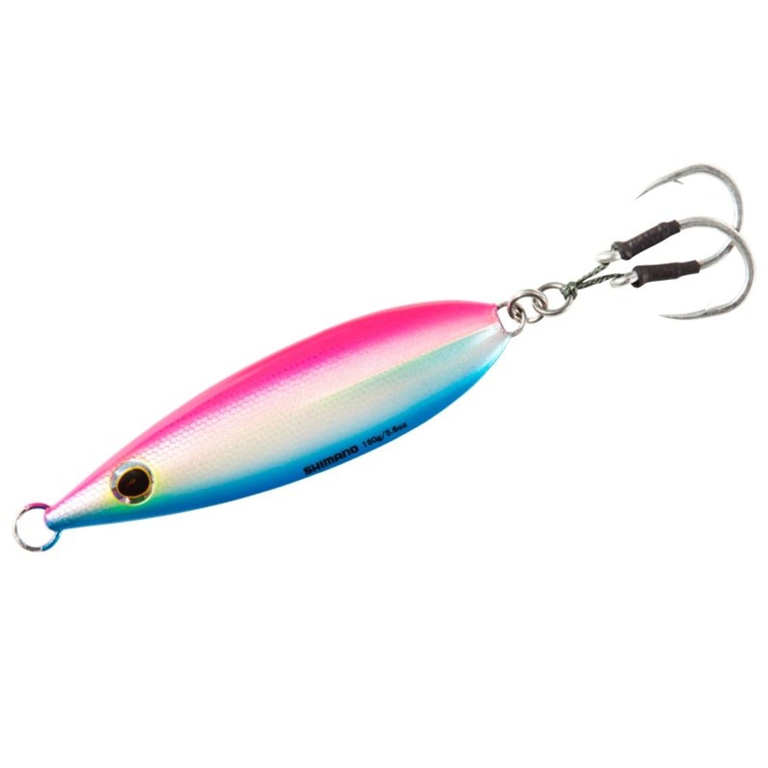Shimano Butterfly Flat-Fall Jigs, 250 g / Pink Blue