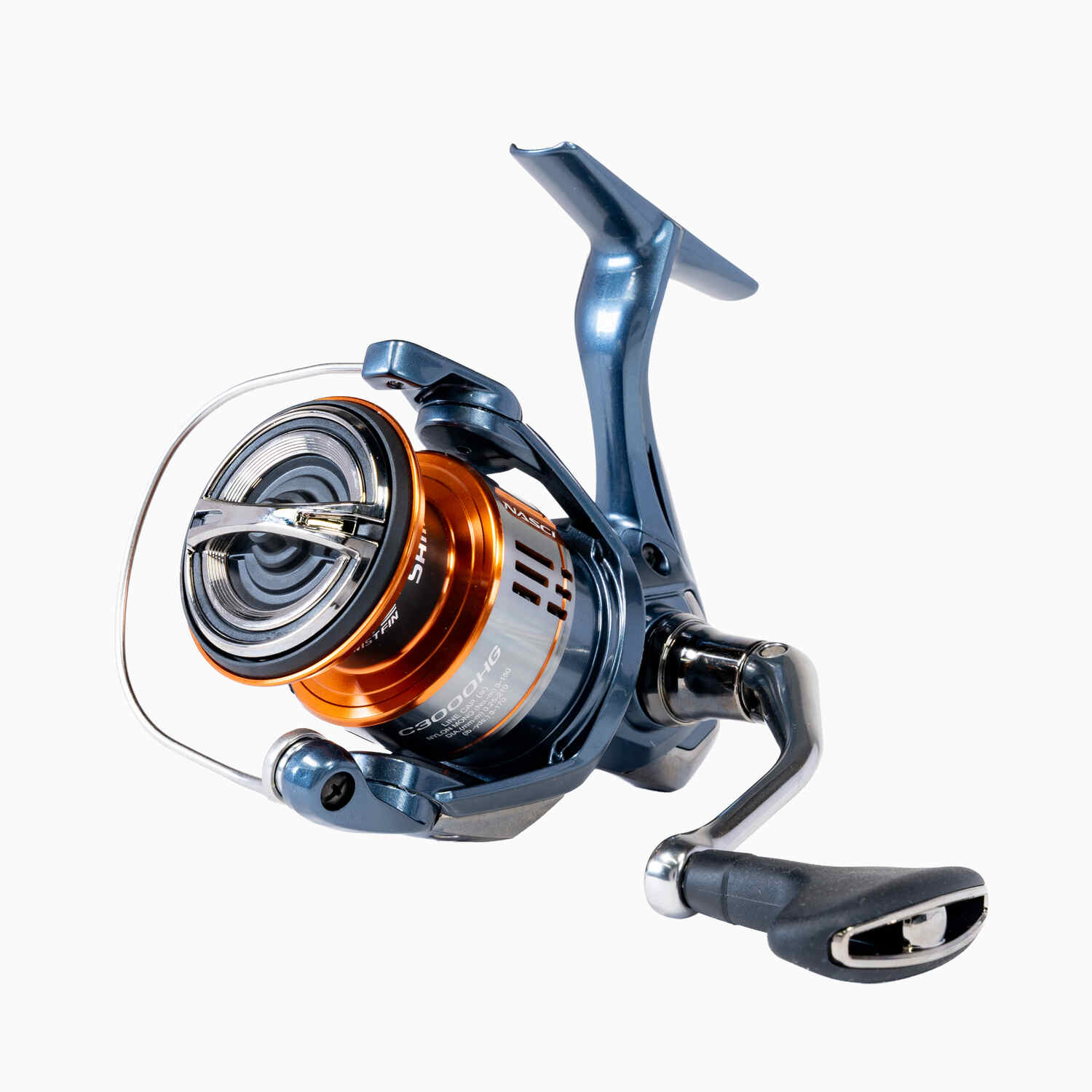 orange shimano reel FX FC Spinning (10004000) Blending unrivaled sensitivity with a featherlight feel and the strength to tackle even the most demanding situations Shimano NASC5000XGFD Nasci FD Spinning