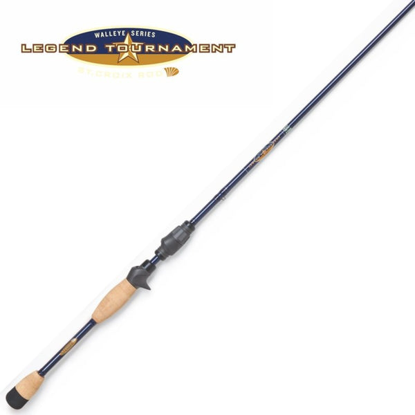 St Croix Legend Tournament Walleye Casting Rods - J&H Tackle