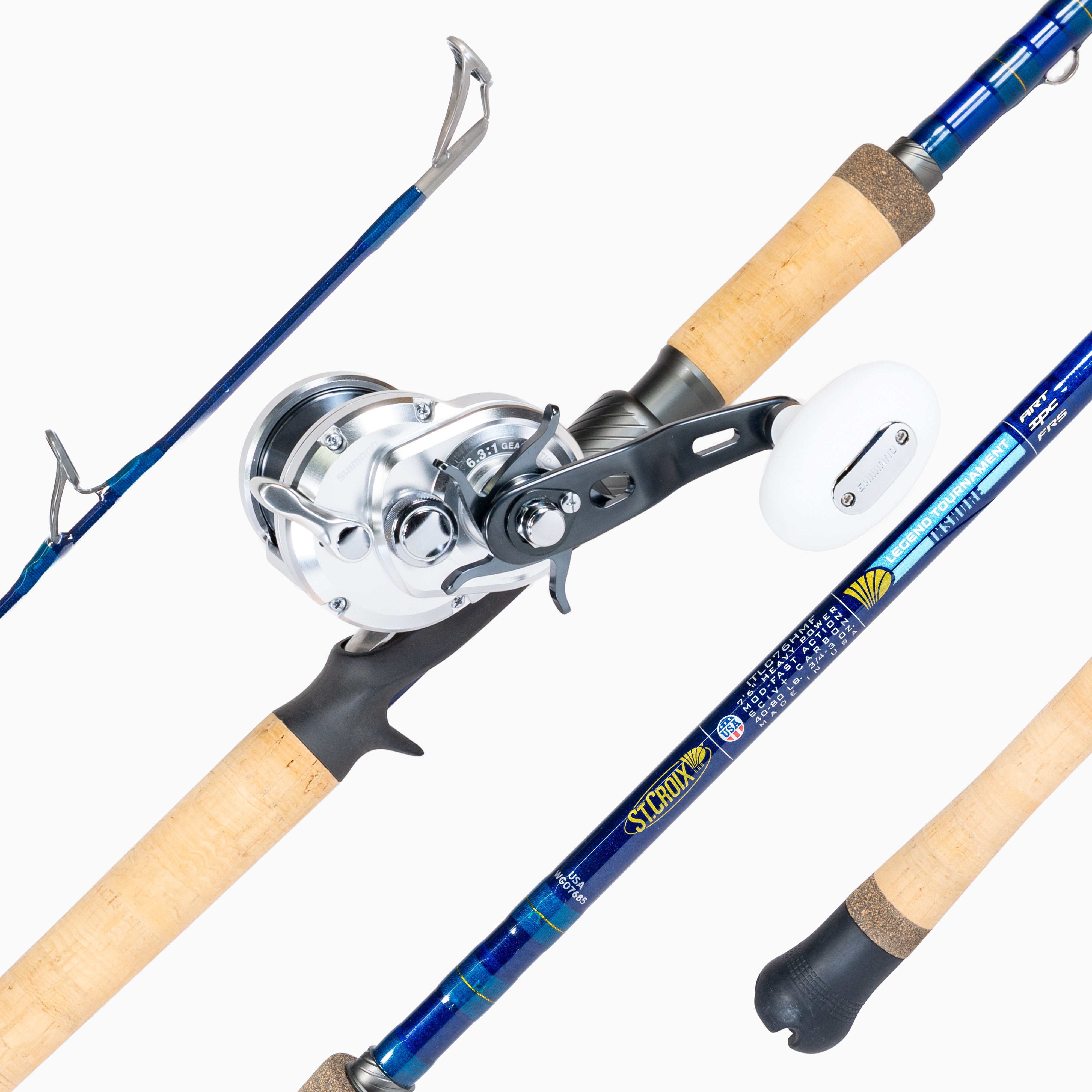 Striped Bass Live Bait Combo – Performance - 7'6" Boat