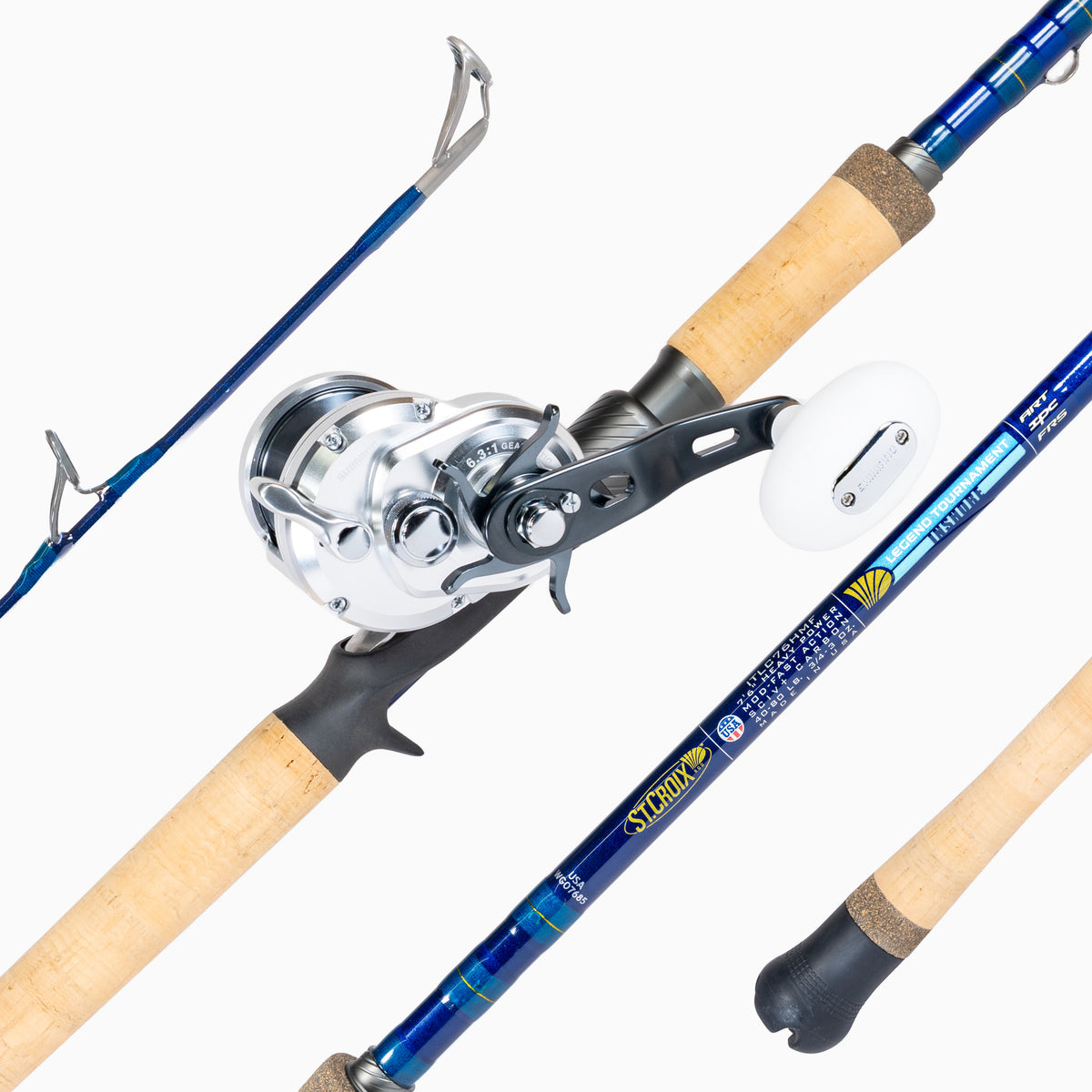 Striped Bass Live Bait Combo – Performance - 7'6" Boat