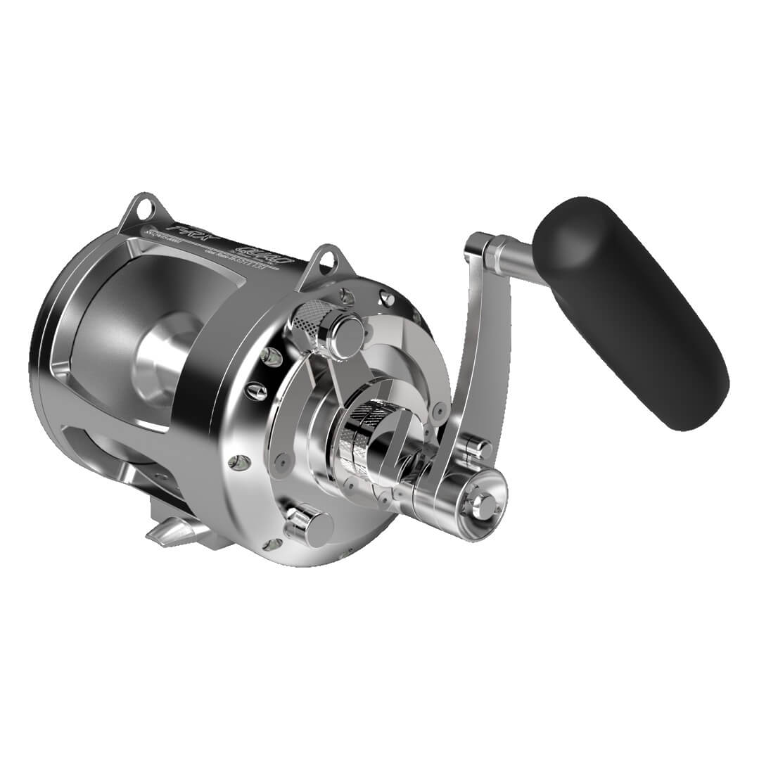 avet 50 wide reel Avet T-RX 50W 2-Speed Lever Drag Big Game Reels Silver