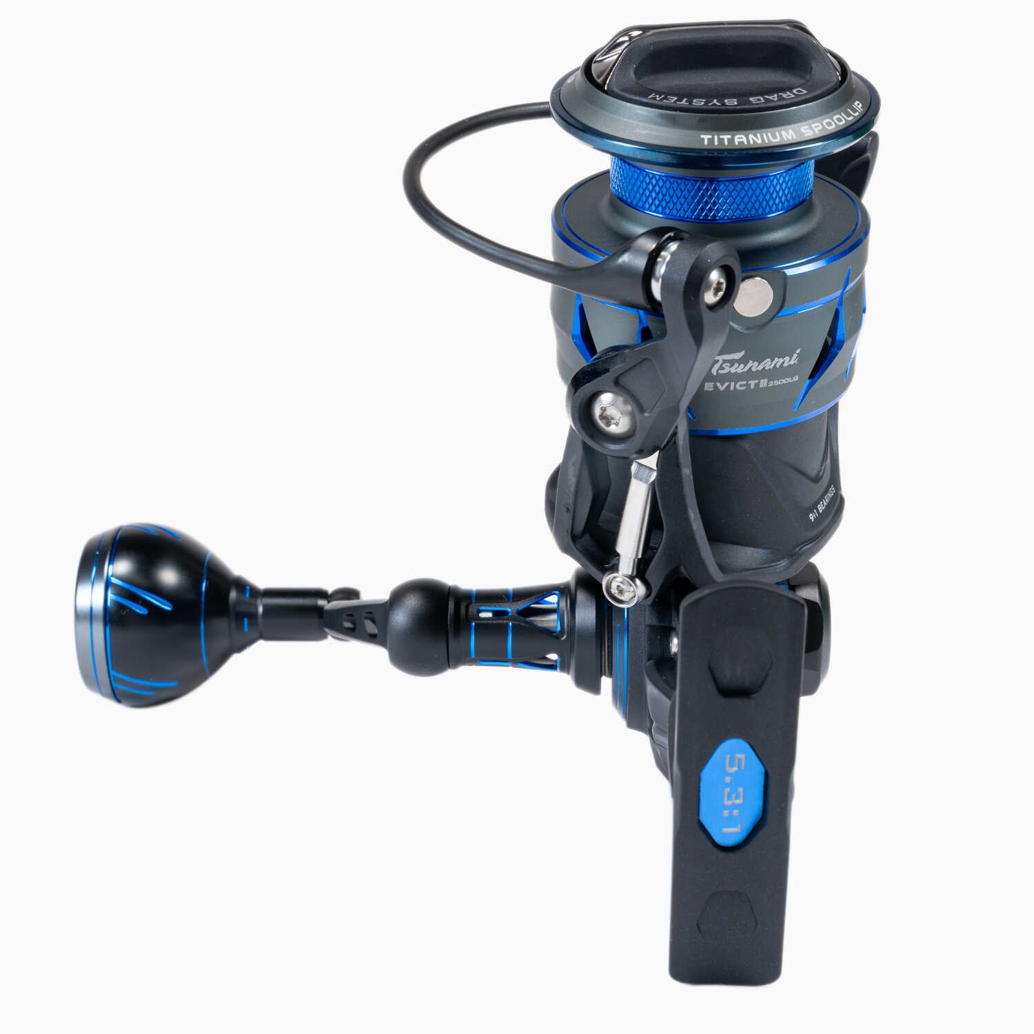Tsunami Evict II Spinning Reels 2500 Low Gear Foot