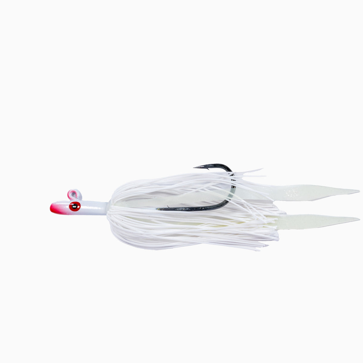 Tsunami Glass Minnow Teaser Silicone Skirt White