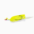 Tsunami Glass Minnow Teaser Silicone Skirt Chartreuse White