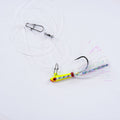 Tsunami Hi-Lo Jigging Rig Glass Minnow Chartreuse Yellow