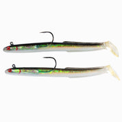 Tsunami Holographic Sand Eels Black Back Weighted
