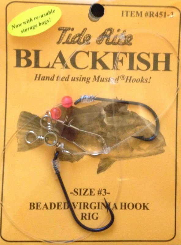 Tide Rite Blackfish Beaded Virginia Hook Rigs