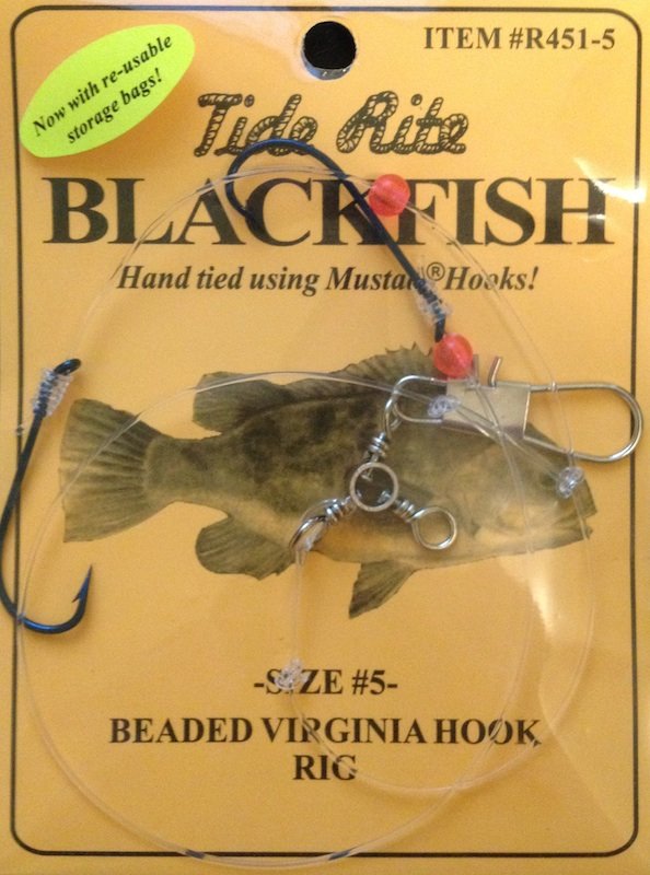 Tide Rite Blackfish Beaded Virginia Hook Rigs