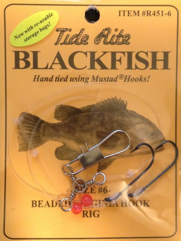 Tide Rite Blackfish Beaded Virginia Hook Rigs