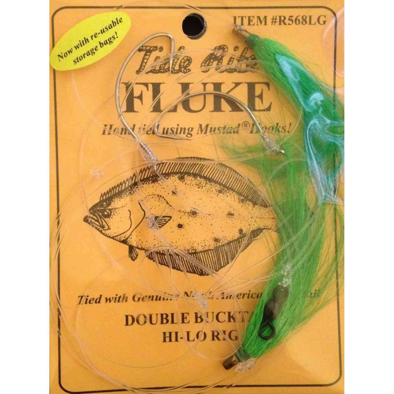 Tide Rite Fluke Double Bucktail Hi-Lo Rigs J&H Tackle