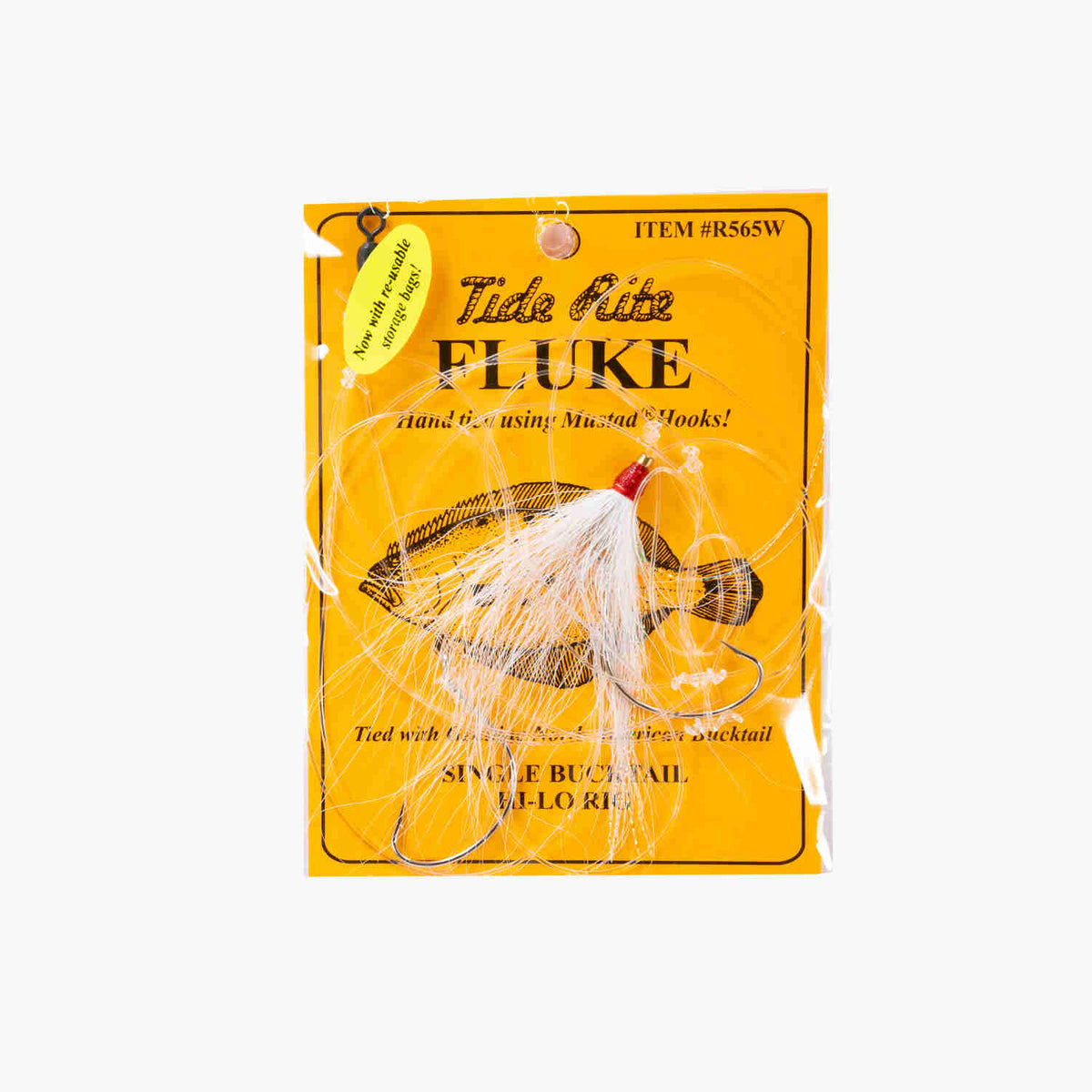 Tide Rite Single Bucktail HI-LO Rigs White
