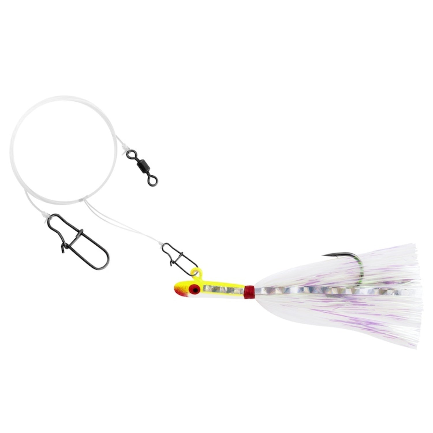 Tsuanmi-Glass-Minnow-Rig-Chartreuse-White-BCW