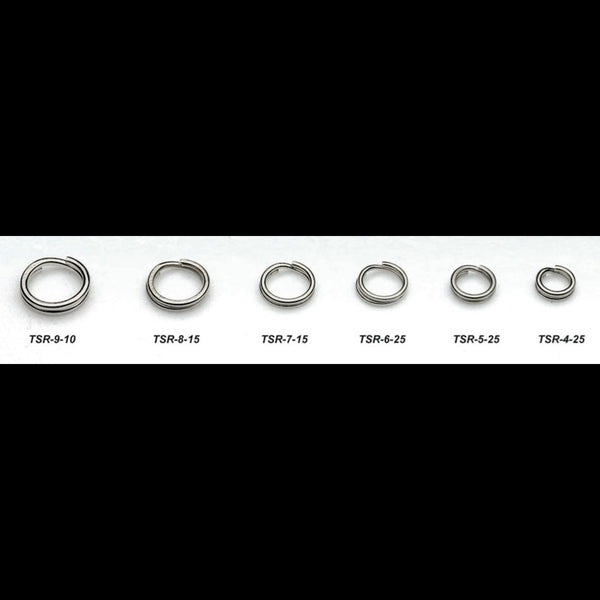 Tsunami Heavy Duty Stainless Steel Split Rings - J&H Tackle