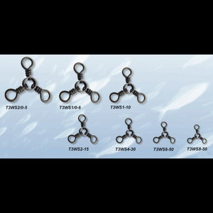 Tsunami Three Way Swivels