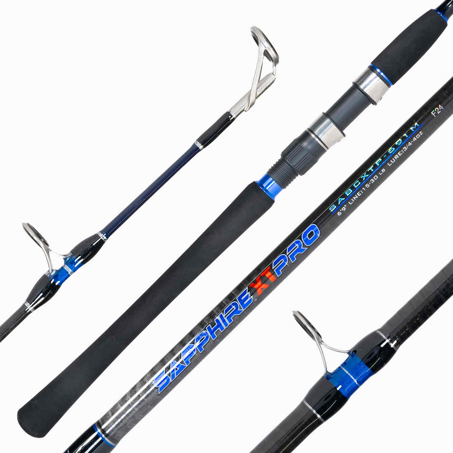 Tsunami Sapphire XT Pro Boat Casting Rods - J&H Tackle