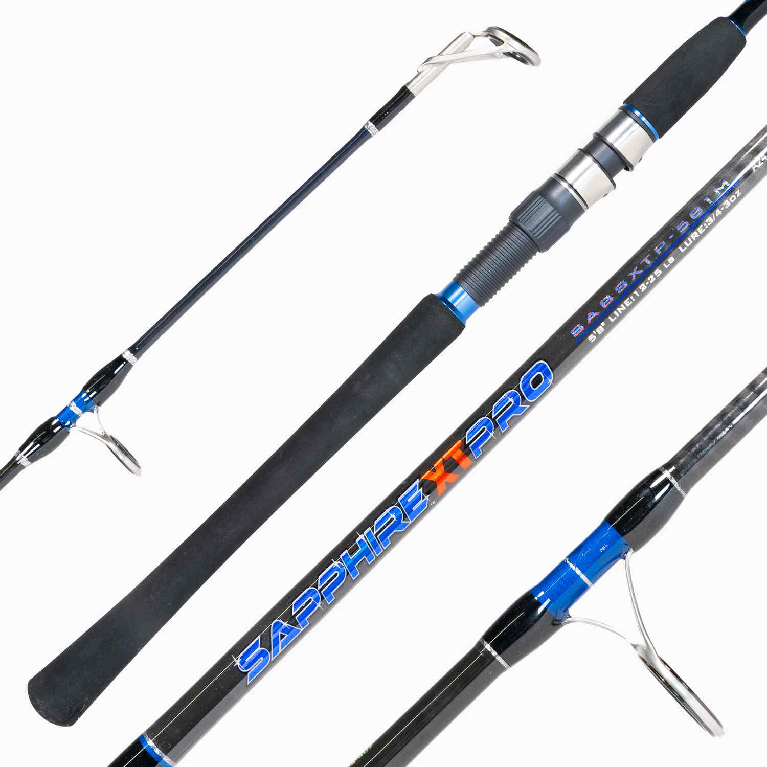 Tsunami Sapphire XT Pro Boat Spinning Rods J&H Tackle Tsunami Sapphire XT Pro Boat Spinning Rods J&H Tackle