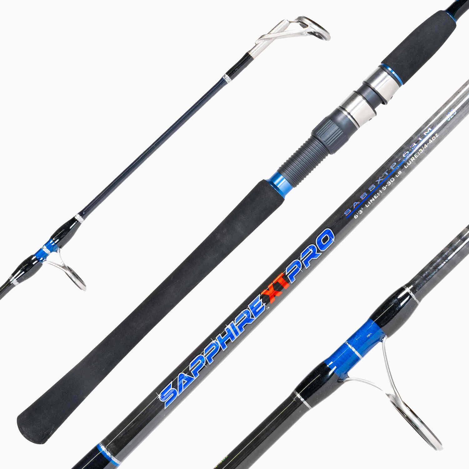Tsunami Sapphire XT Pro Boat Spinning Rods - J&H Tackle