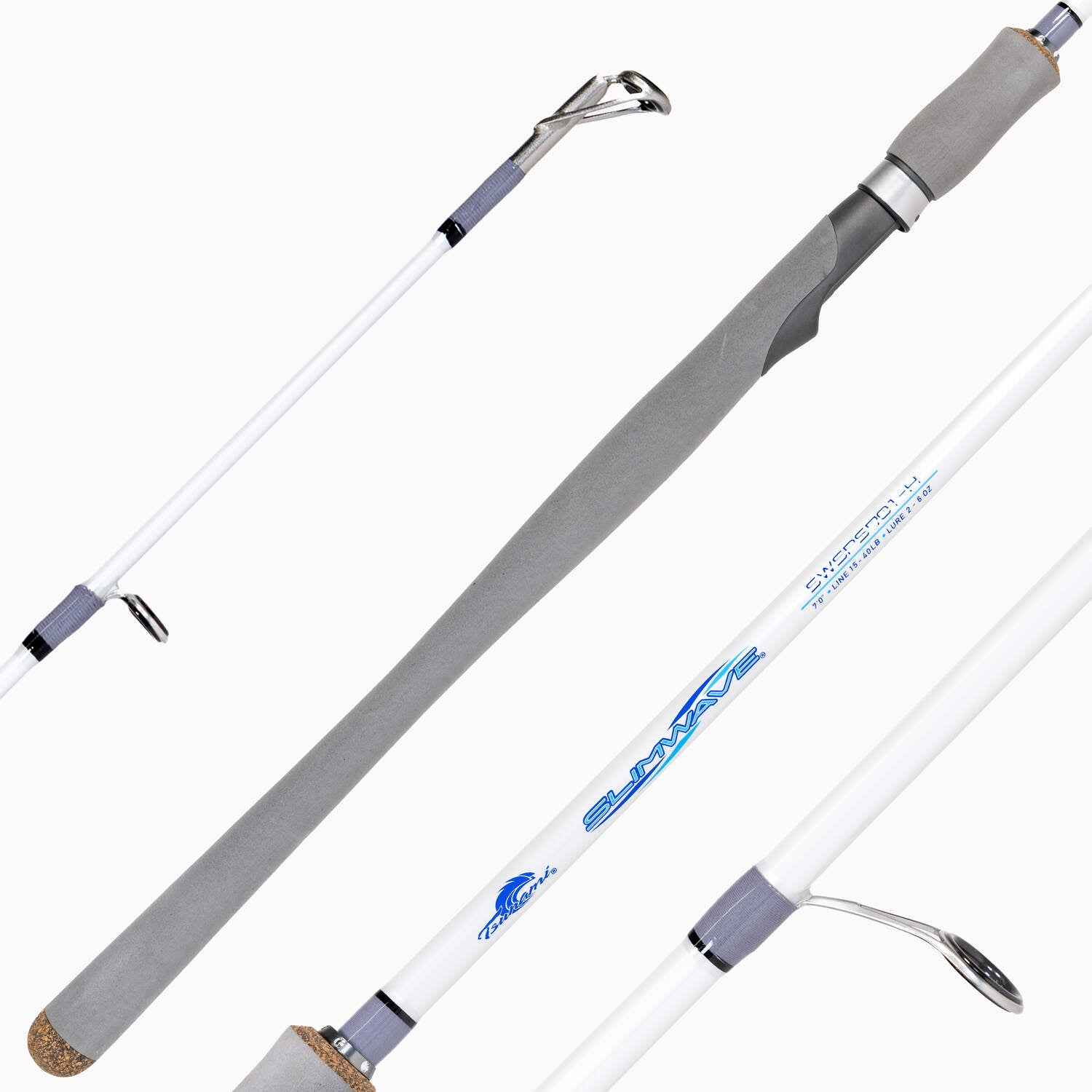 tsunami 7' rod Tsunami Slimwave SWSPS641-MH Spinning Rod