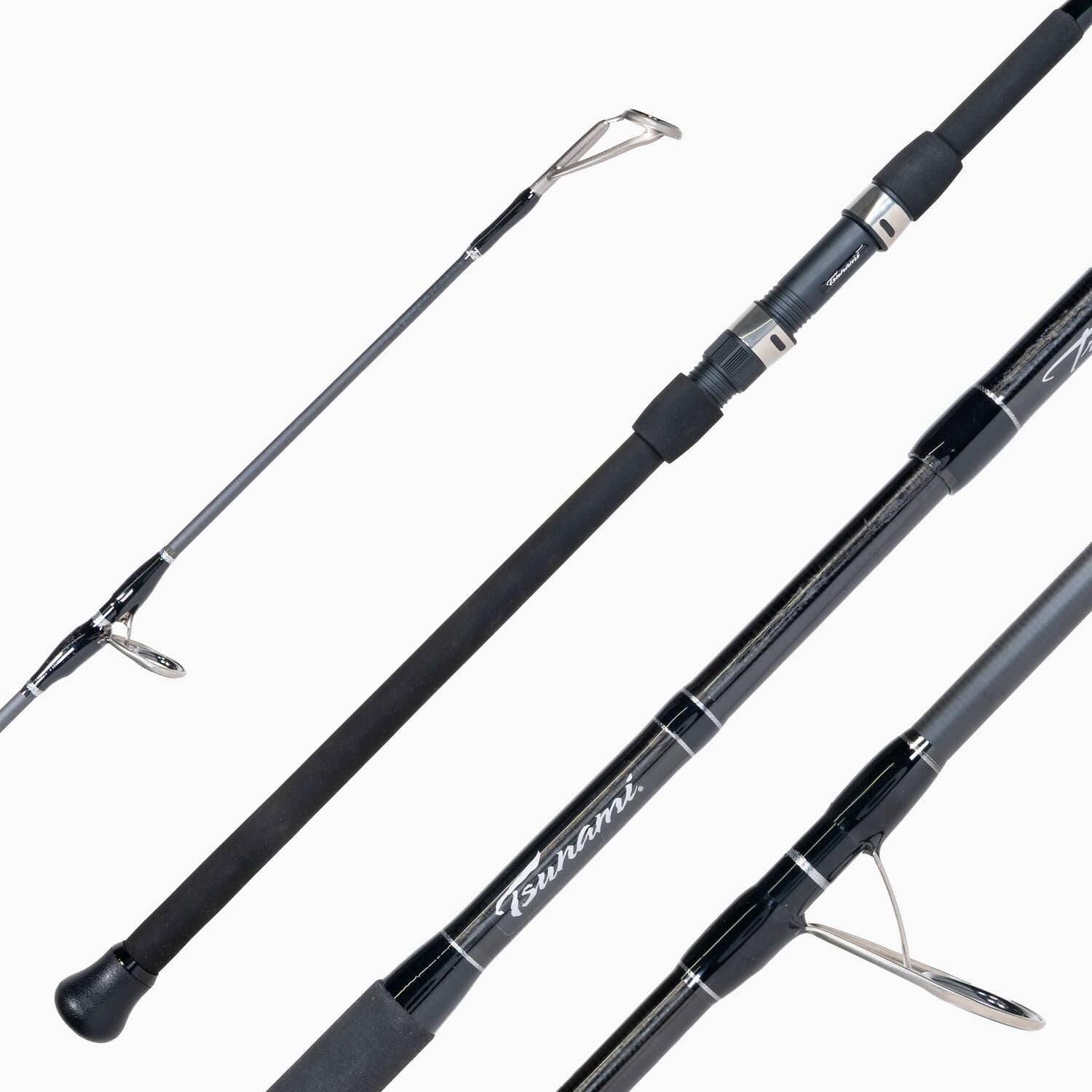 tsunami 12 rod Classic Spinning Rods J&H Tackle Tsunami TFSTS-12TMH Five Star Telescopic