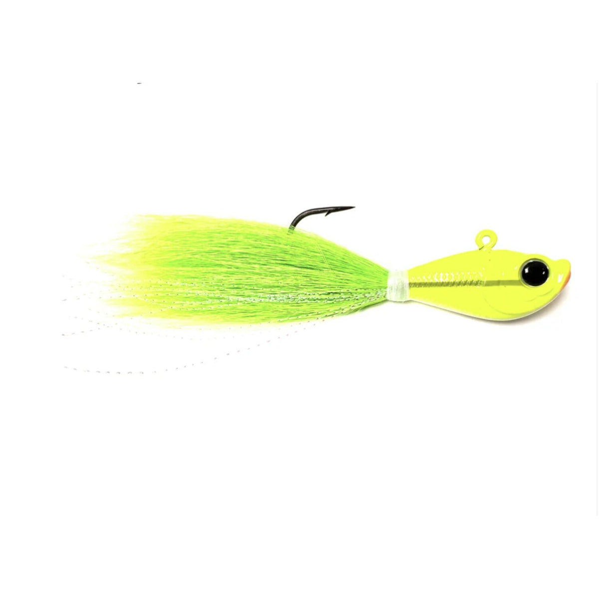 UFSHN_Minnow_Head_Bucktails_Crazy_Chartreuse