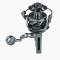 Visser-4-Spinning-Reel-Blue-Handle_1;Visser-Spinning-Reel-Gunsmoke-Front_1;