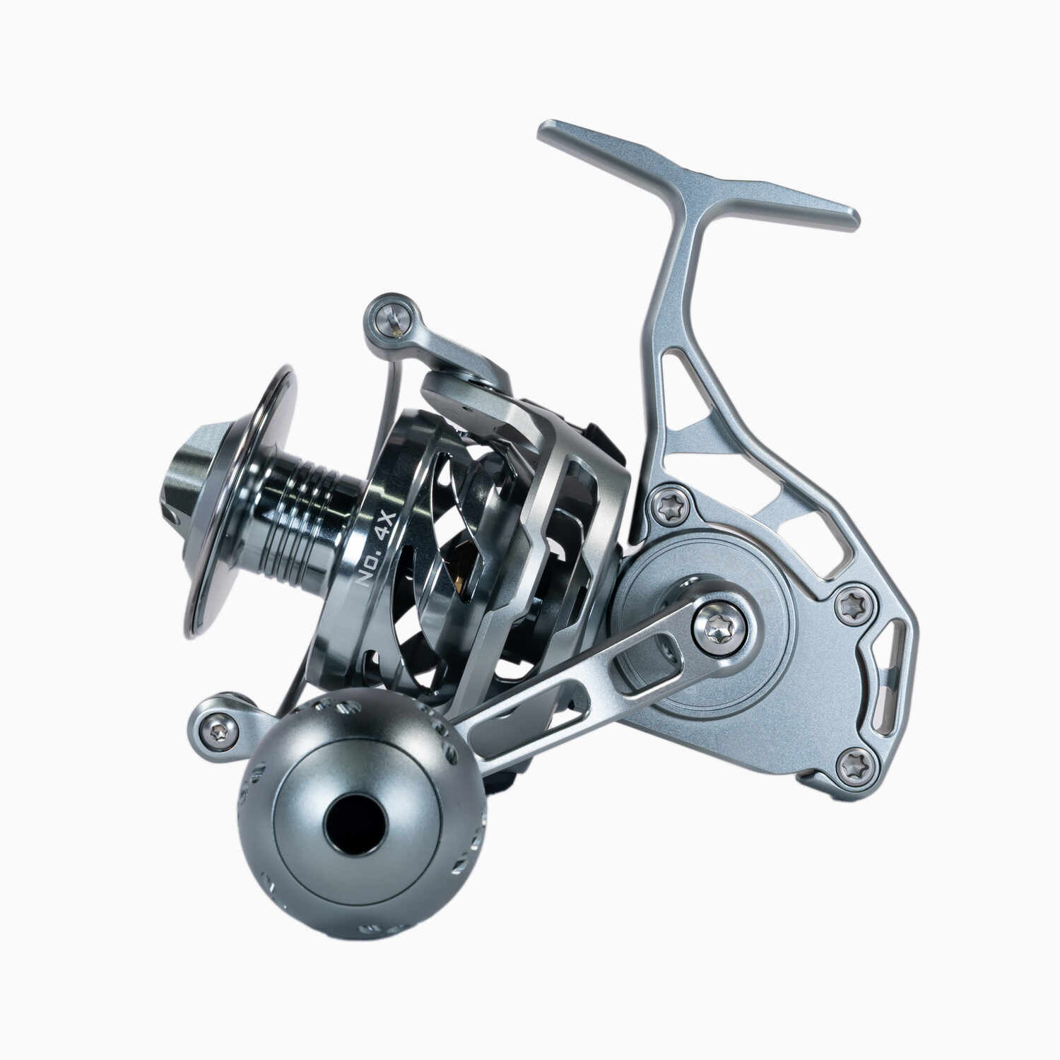 cnc machined fishing reels Visser No. Series Spinning Reels No. 6 / Black