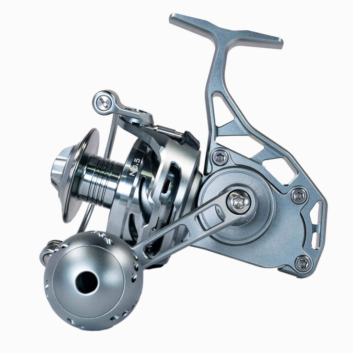 Visser Spinning Reels Gunmetal 5 Handle