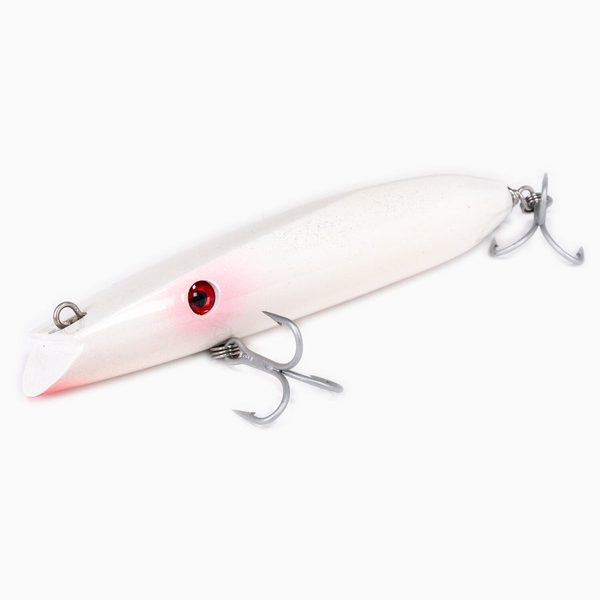 Wally's Lures Wood Darter White