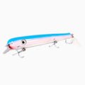 Wallys Lures Wood Long 9 Lures Blue White