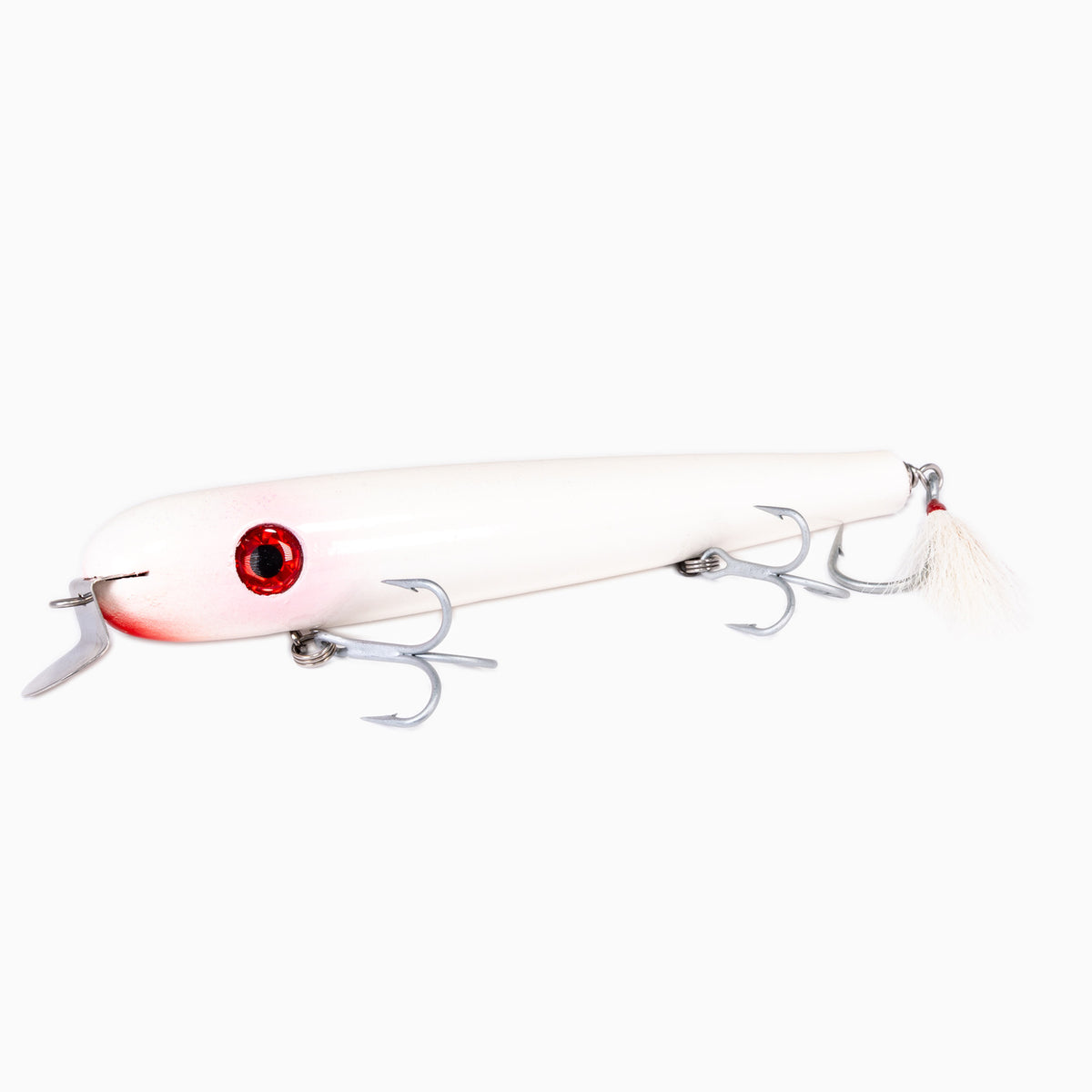 Wallys Lures Wood Long 9 Lures White