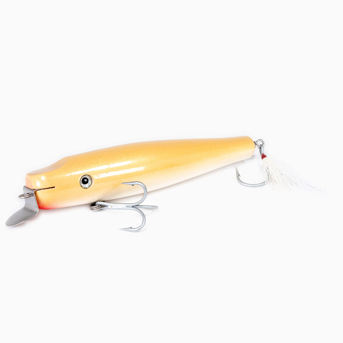 Wally's Lures Wood Pike Lure Tan