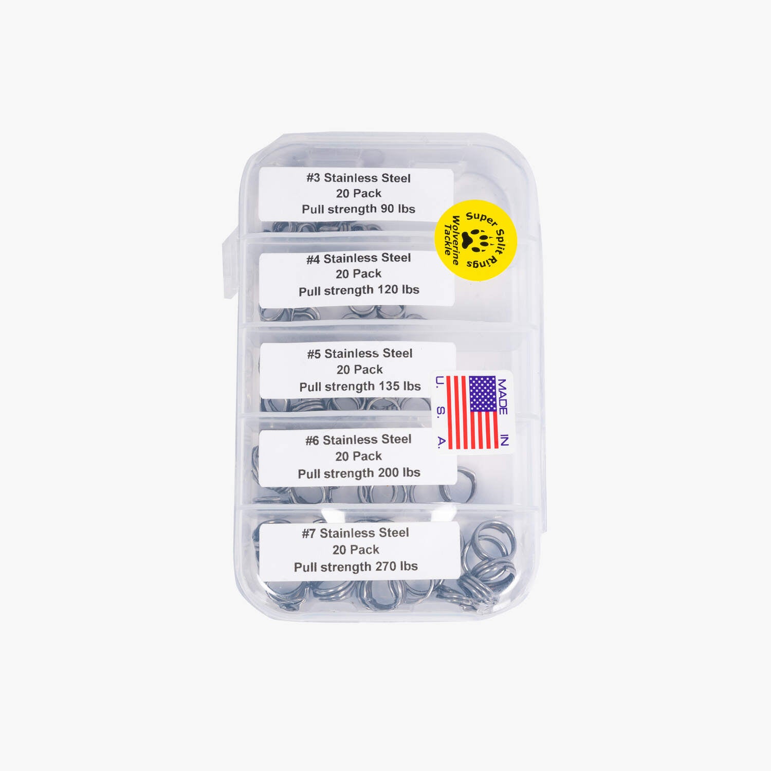 Wolverine Split Rings Set – J&H Tackle