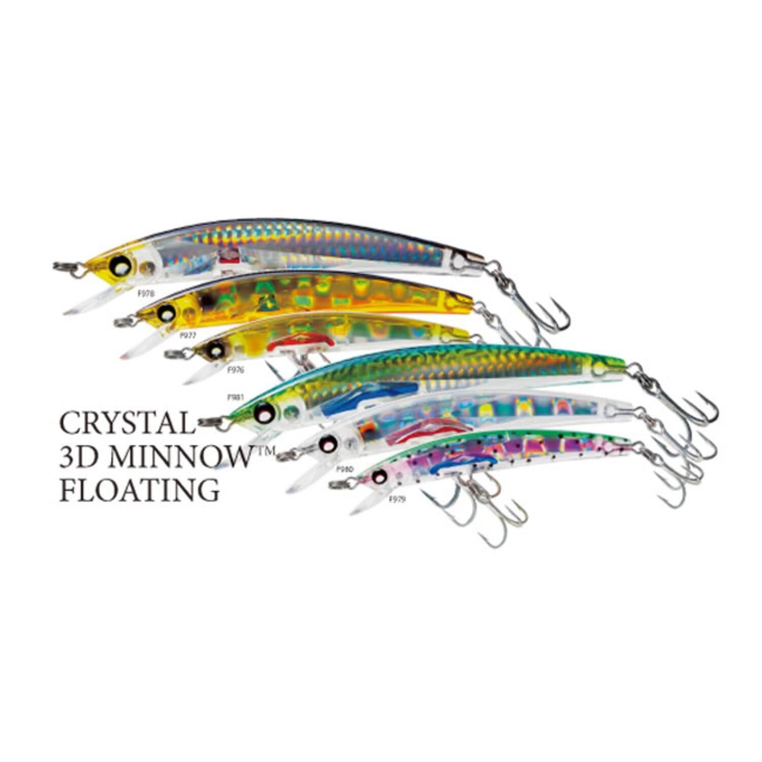 Yo-Zuri Crystal 3D Minnow Lures Yo-Zuri Crystal 3D Minnow Lures